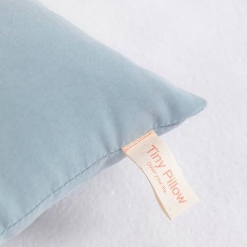 NTBAY Tiny Pillows, Down Alternative 7"x11" Microfiber Mini Pillows for Travel, Pets, Soft Machine Washable Small Pillows for Neck, Wrist, Lumbar and Knee, Sea Green - Image 4