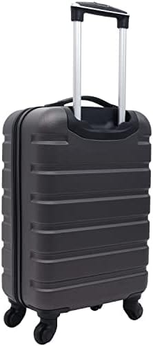 Wrangler Hardside Spinner Carry-On Luggage, Charcoal, 22-Inch - Image 3