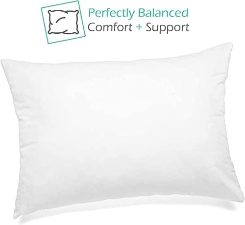 Nestl Toddler Pillow - Pack of 2 Baby Pillows - Organic Cotton Kids Pillow for Sleeping - Soft Kids Travel Pillow - Perfect Toddler Bed Pillow - 13 x 18 Inches,White - Image 3