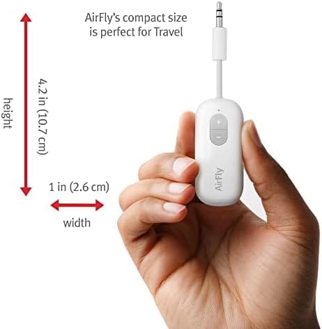 Twelve South AirFly SE | Bluetooth Wireless Transmitter/Adapter for AirPods/Wireless or Noise-Cancelling Headphones; use on Airplanes and Gym Equipment, 20+ hr Battery Life - Image 7