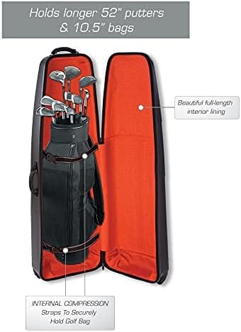 Samsonite Golf 6850 Hard Case Golf Travel Bag, Lightweight & Durable ABS Shell, Spinner Wheels - Image 3