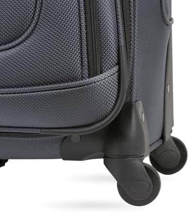 SwissGear Sion Softside Expandable Luggage, Dark Grey, Checked-Large 29-Inch - Image 8