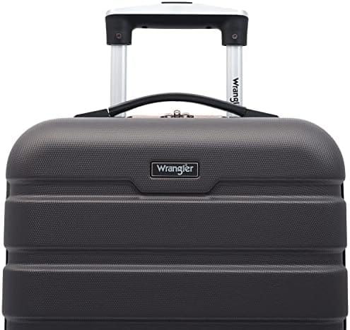 Wrangler Hardside Spinner Carry-On Luggage, Charcoal, 22-Inch - Image 5