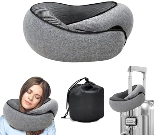 WEERSHUN Travel Pillows for Airplanes,2024 New Travel Pillow,Travel Neck Pillow Neck Pillow Airplane Memory Foam Travel Pillow Neck Pillow for Traveling Suitable for Airplanes,Offices and Cars