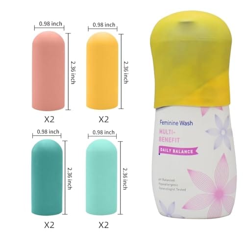 8 Pack Silicone Bottle Covers, Travel Essentials for Women Men, Travel Size Toiletries, Cruise Ship Essentials, Accessories Luggage, Travel Must Haves, Elastic Sleeves for Leak Proofing - Image 8