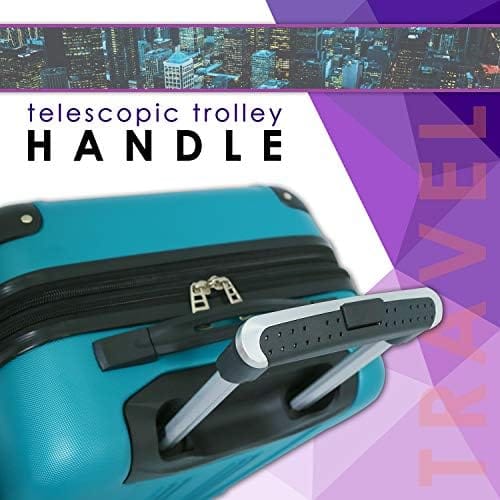 Travelers Club Chicago Hardside Expandable Spinner Luggage, Teal, 20" Carry-On - Image 6